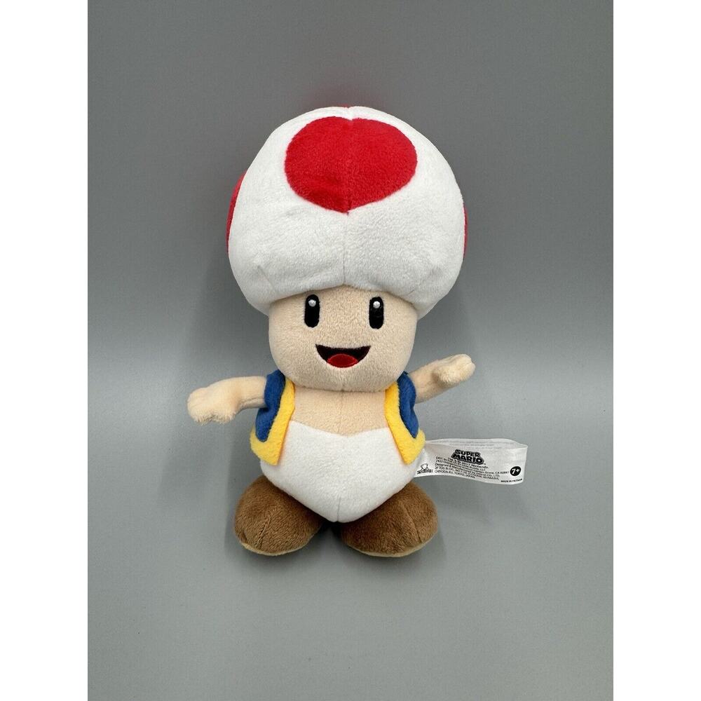 Little Buddy Super Mario Toad 7” Plush 2017 Nintendo